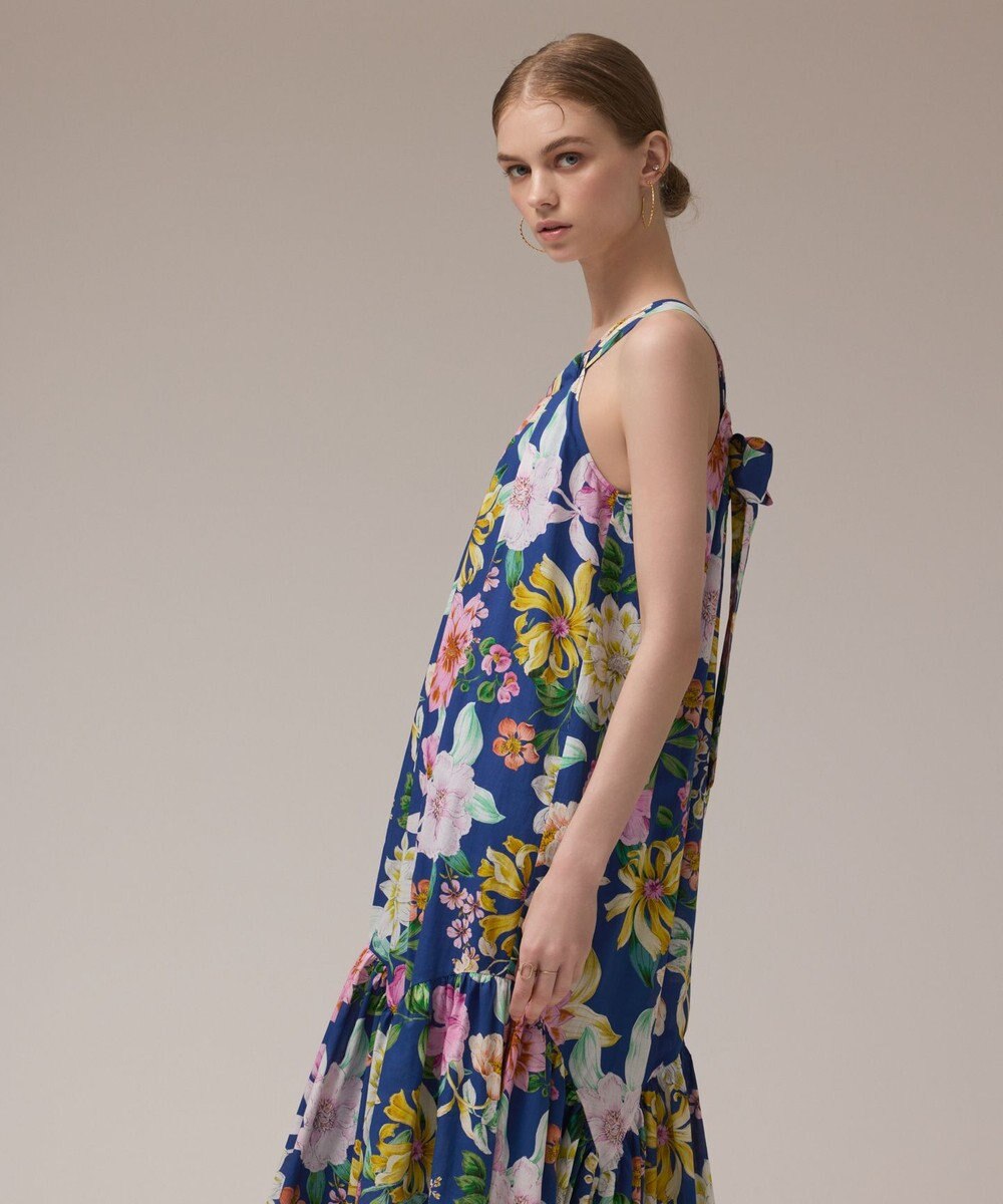 GRACE CONTINENTAL フラワープリントキャミドレス 