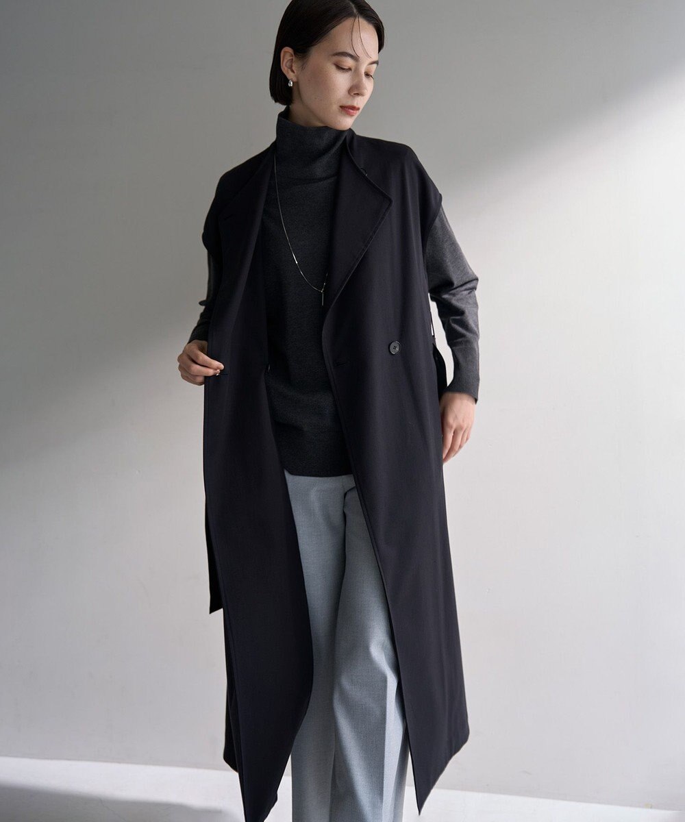 UNFILO スリーブレスコート 