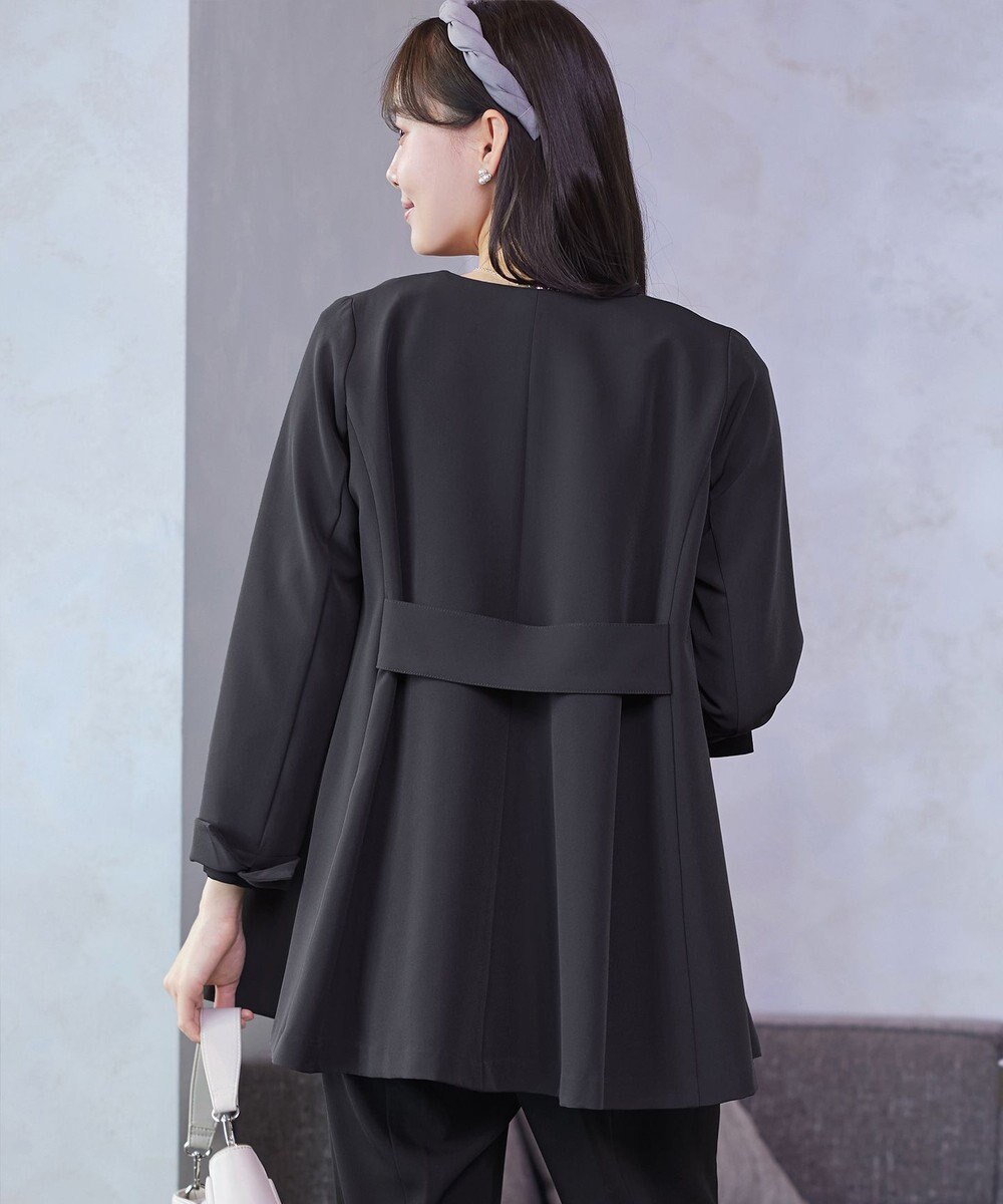 Tiaclasse バックフレアロングジャケット 