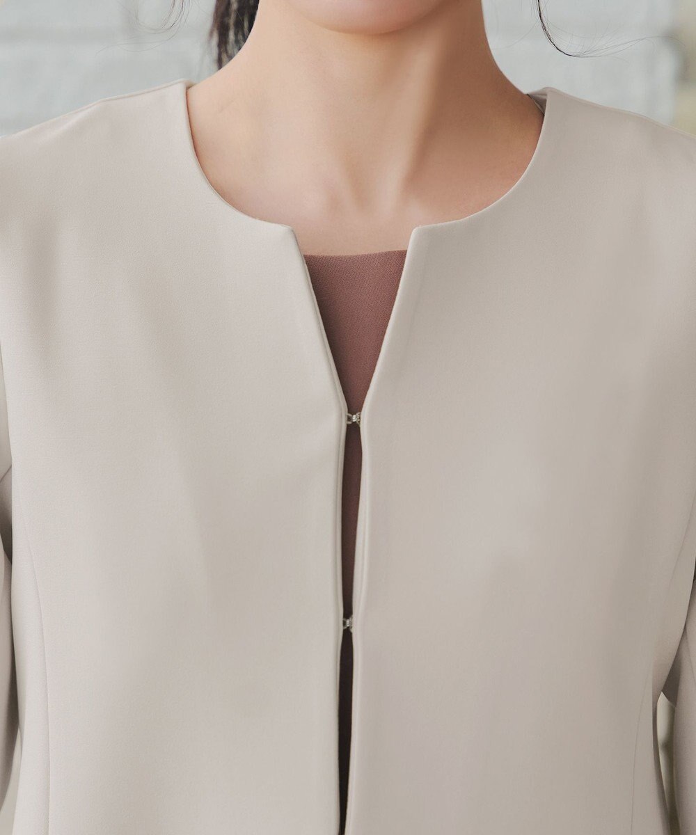 Tiaclasse バックフレアロングジャケット 