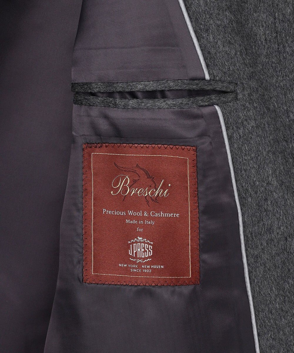 J.PRESS MEN ウールとカシミヤの品格素材【定番】ウールカシミヤビーバー ドレスショートコート_25年モデル 