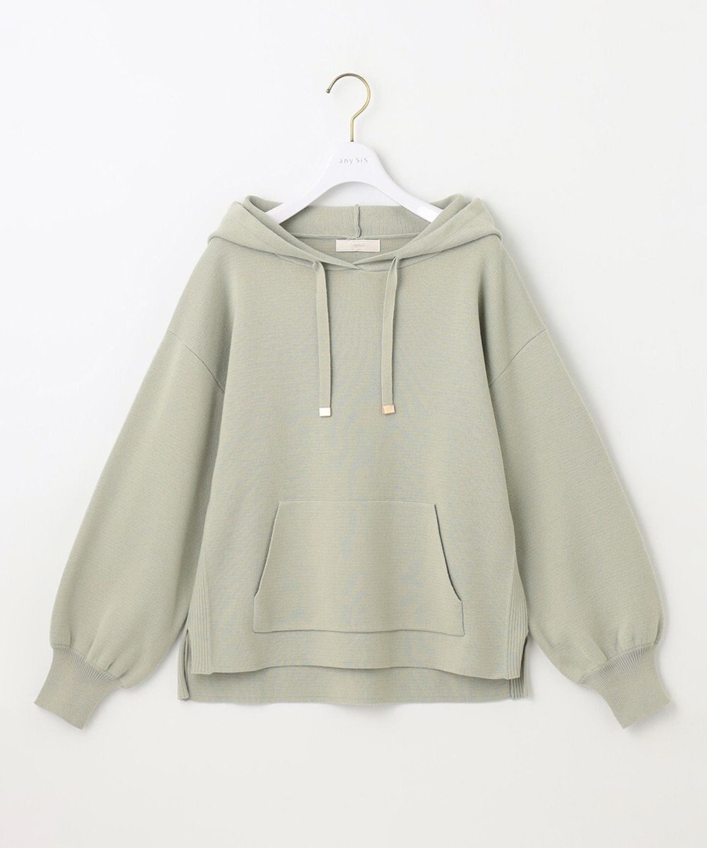 ANY SIS 【洗える】フーディニット パーカー 