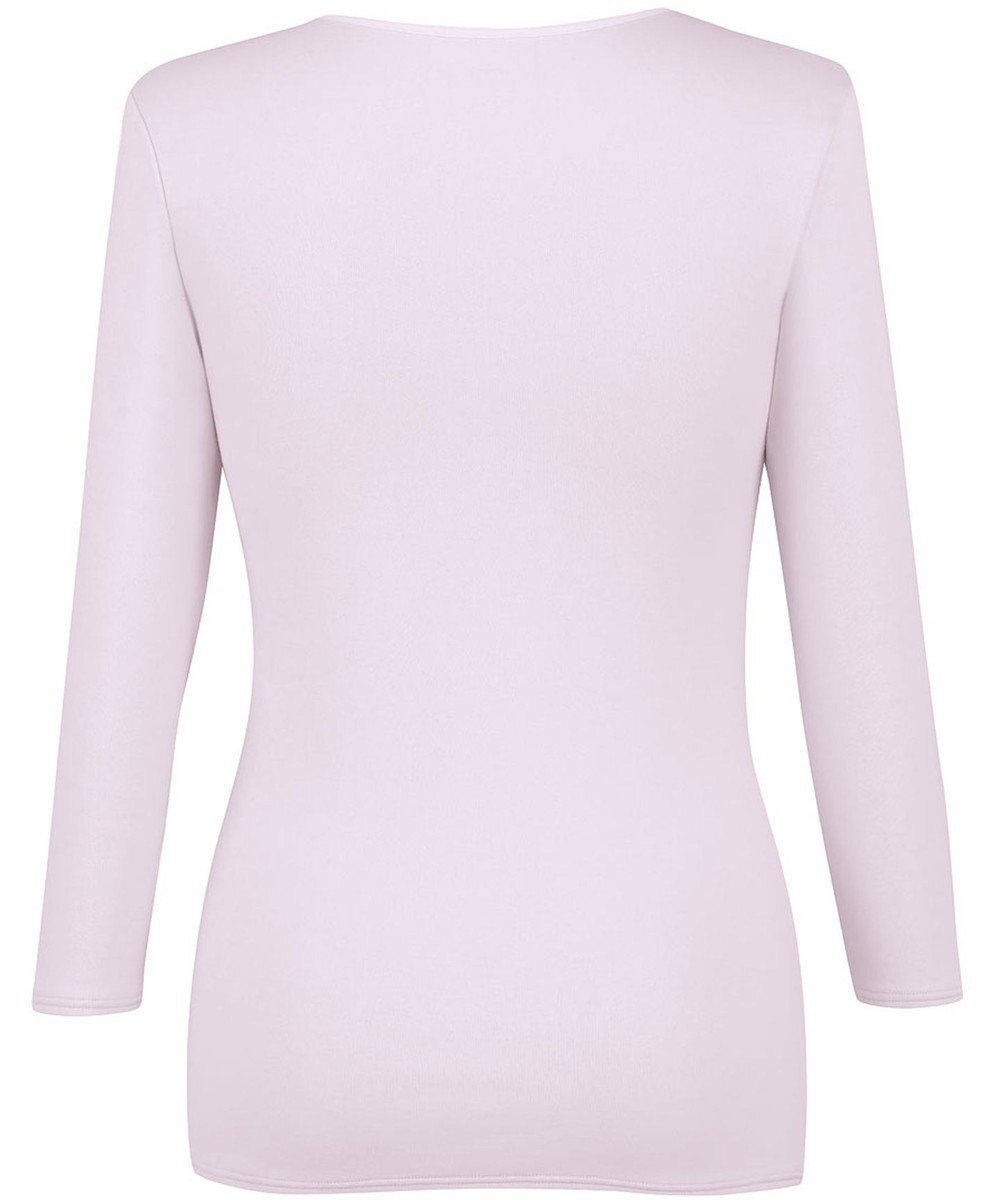 Wing あったかインナー 綿100％(肌側) シルクプロテイン加工 やわらかな肌ざわり 【エアロカプセル】 ネックせまめ 8分袖 長袖 秋 冬 EL2949 ウイング／ワコール 