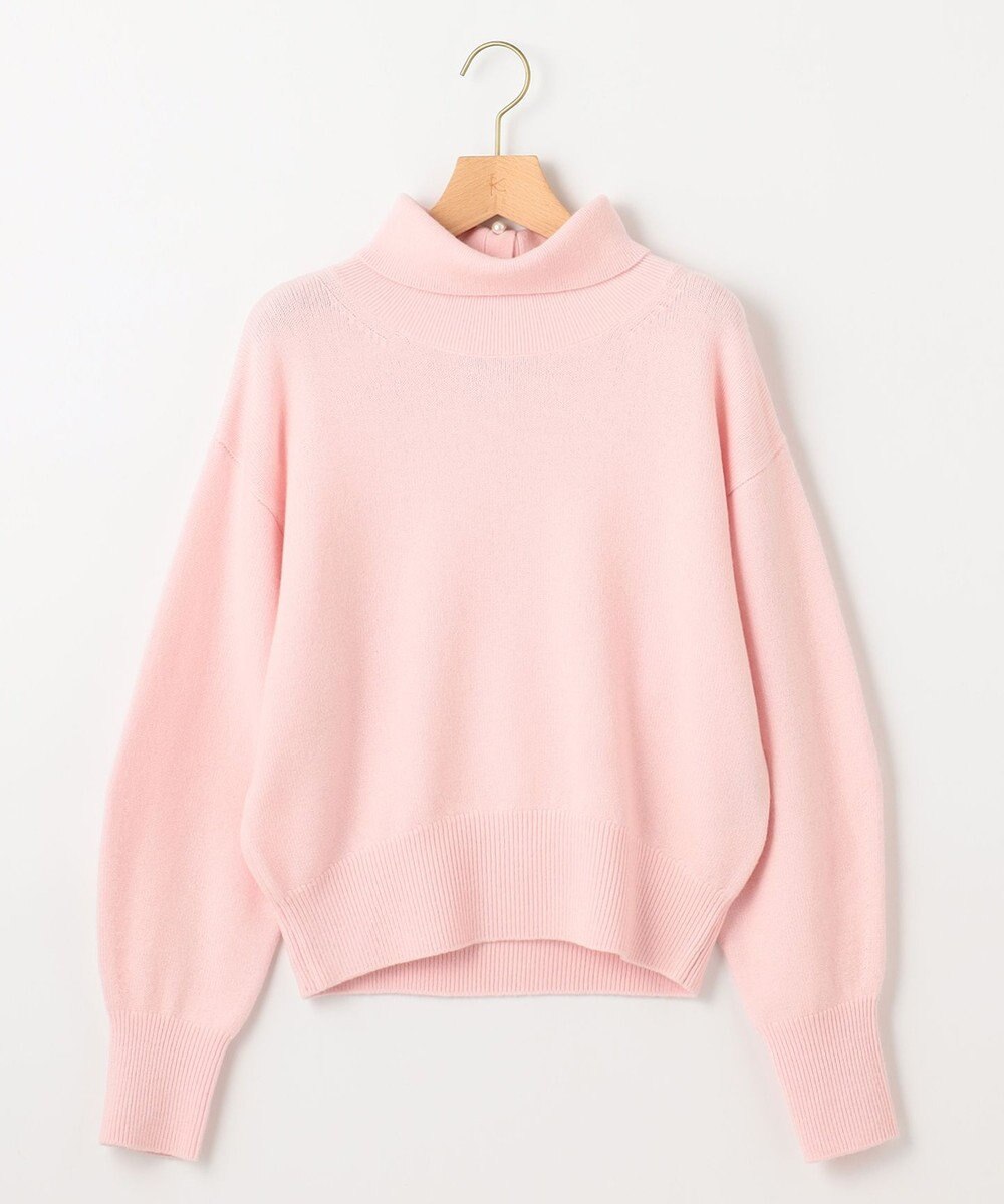 組曲 L 【2WAY・WEB限定】ウールカシミヤミックス ハイネックニット 