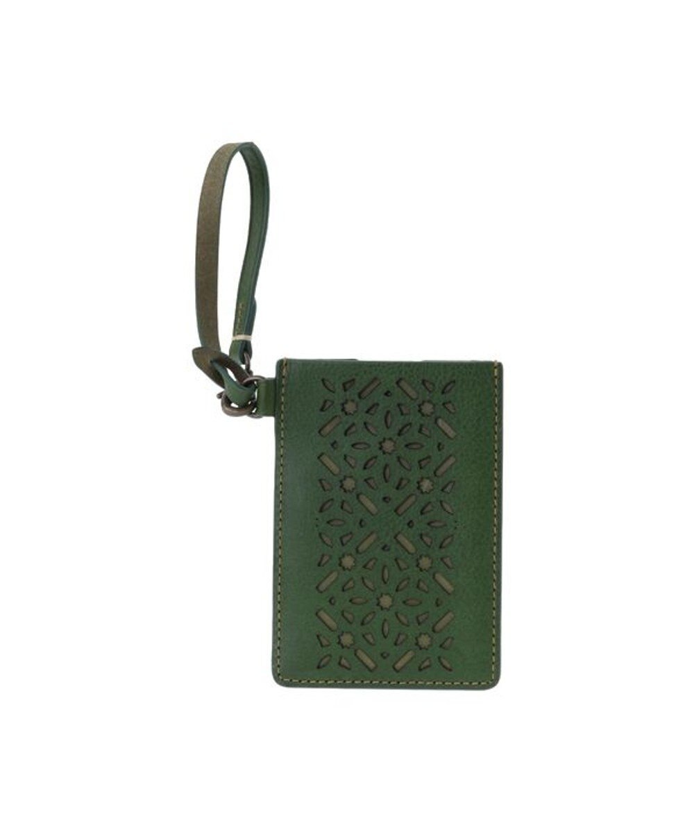 genten ダイヤカットワーク　パスケース 