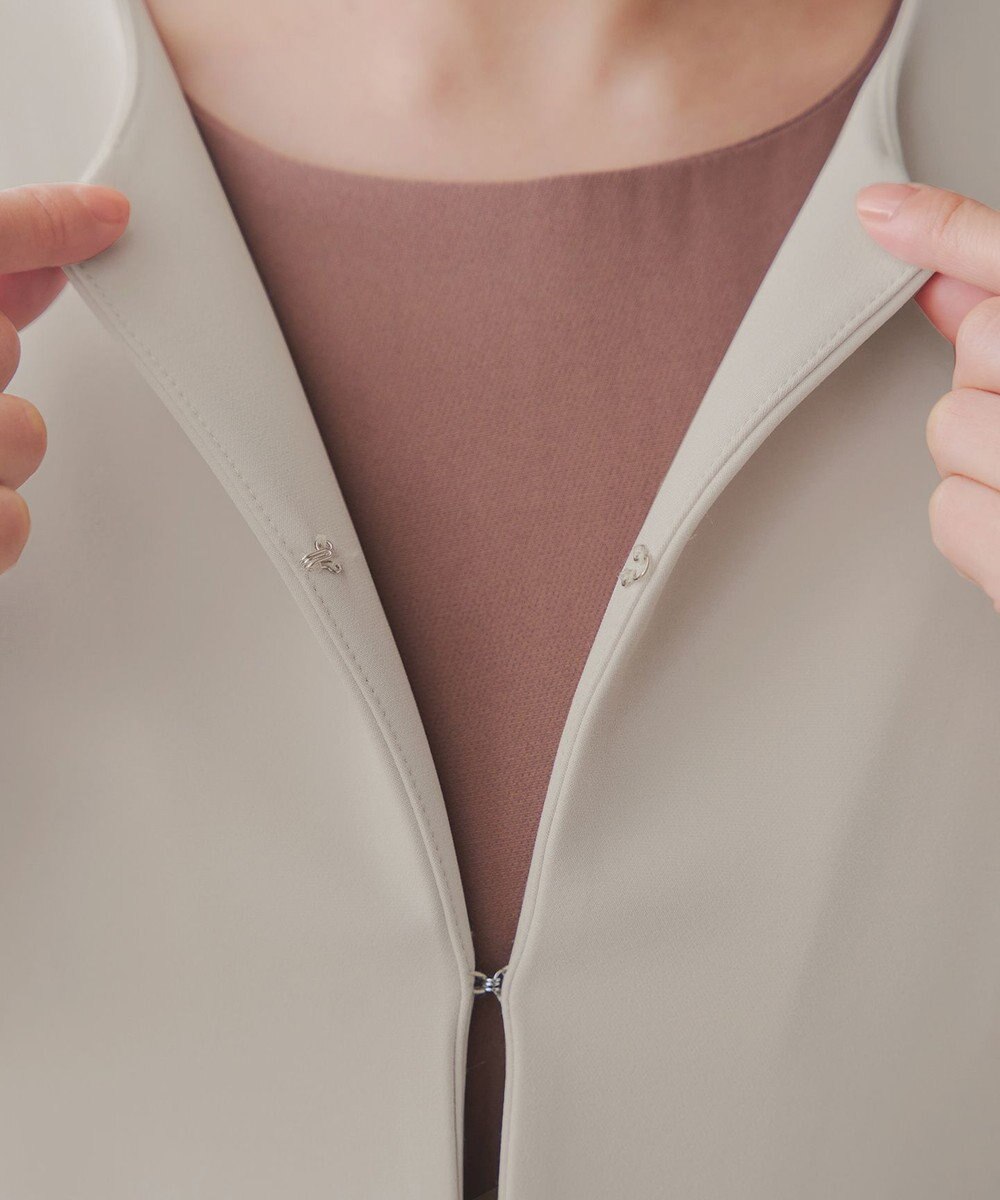 Tiaclasse バックフレアロングジャケット 