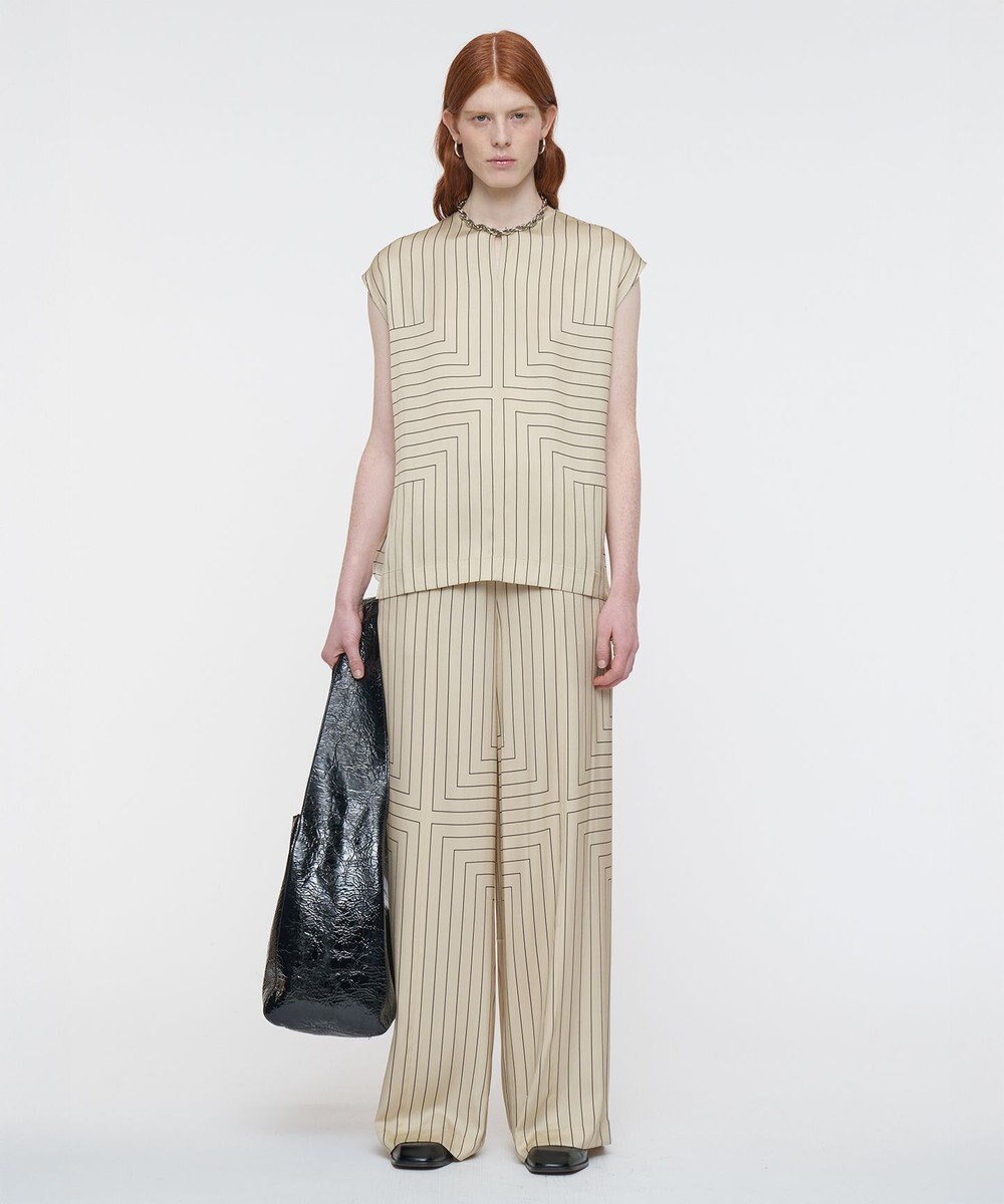 JOSEPH ジオメトリック アニメーション　ブラウス 