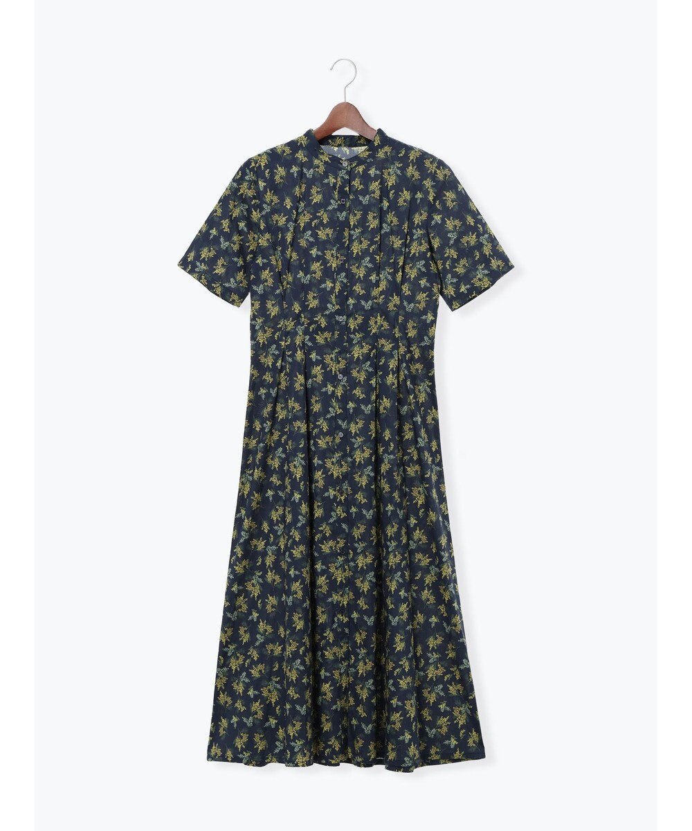 Te chichi 【LIBERTY FABRICS】ウエストタックワンピース 