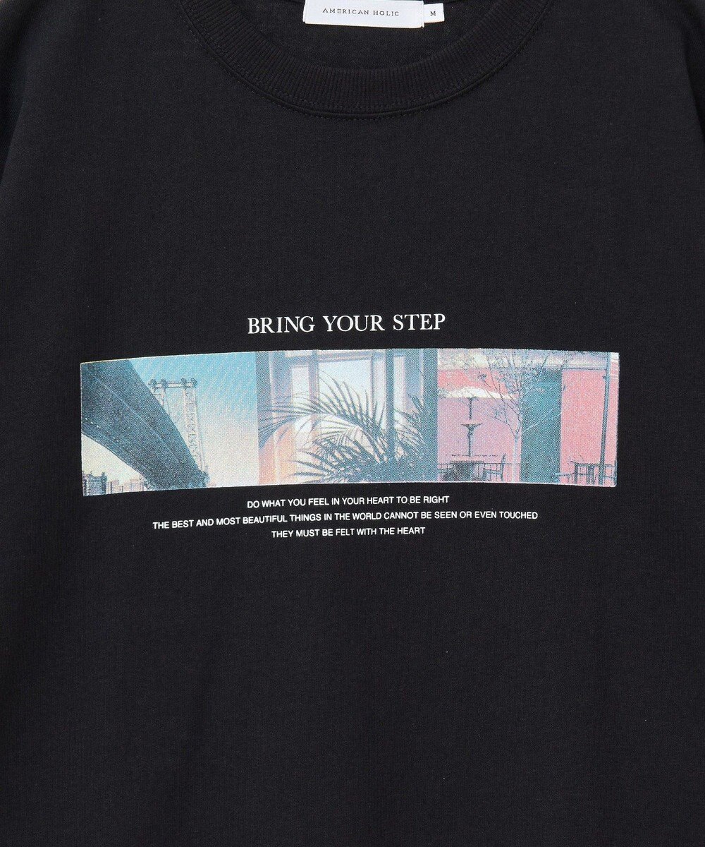 AMERICAN HOLIC ボックスフォトTシャツ 