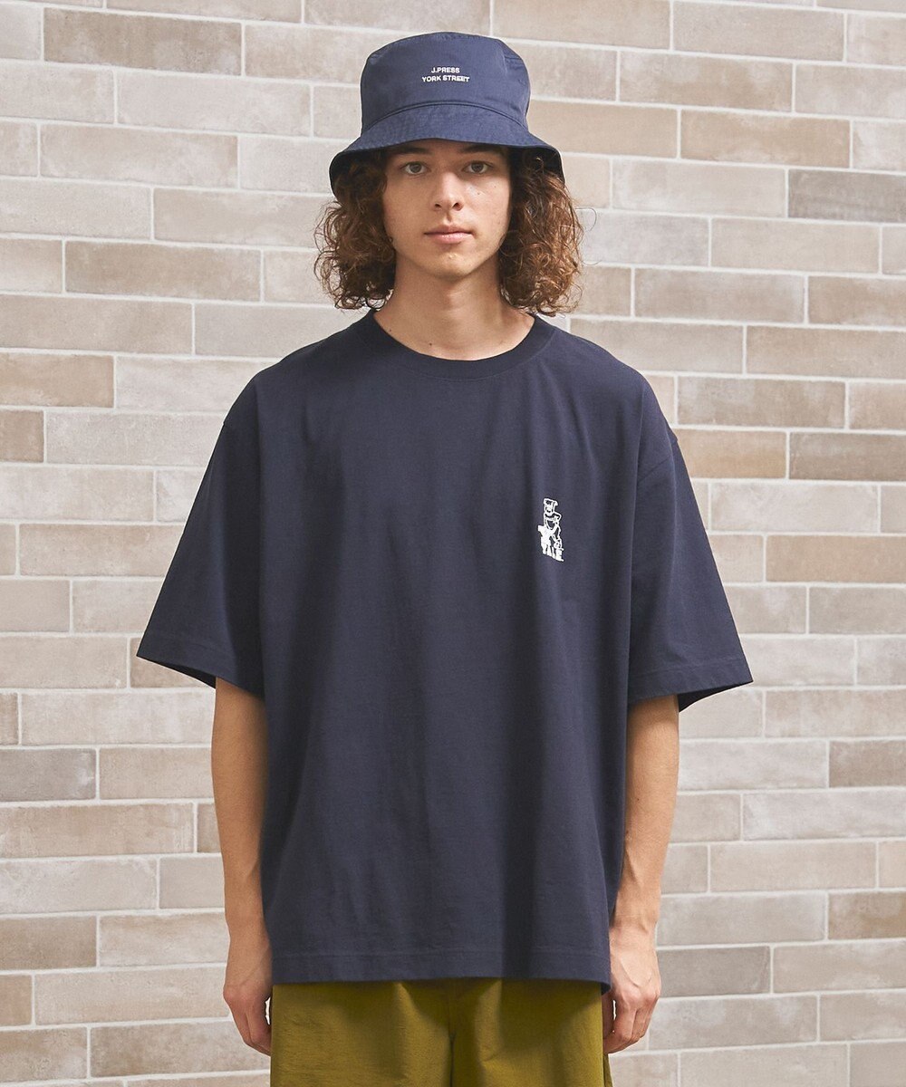 J.PRESS YORK STREET 【UNISEX】YALEバックプリント Tシャツ 