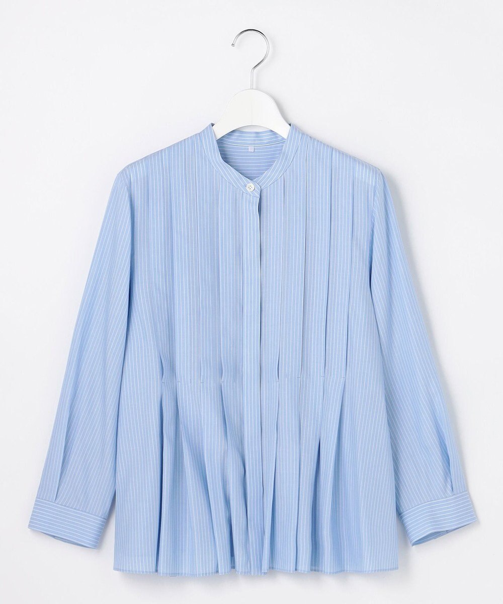 自由区 【カタログ掲載】ドレープブロードタック ブラウス 