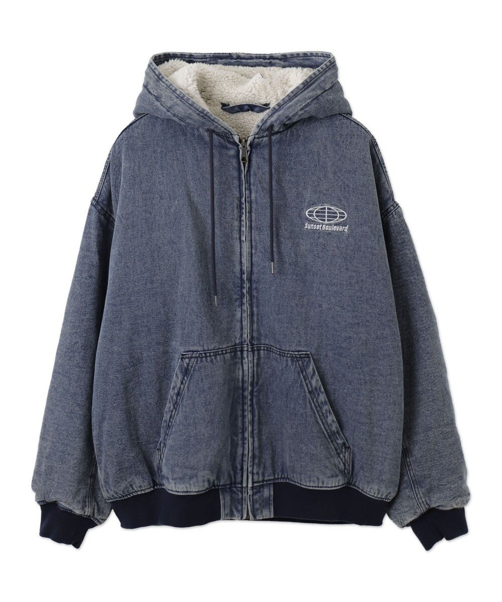 WEGO 【ユニセックス着用ITEM】ワーカーズボアフードブルゾン 