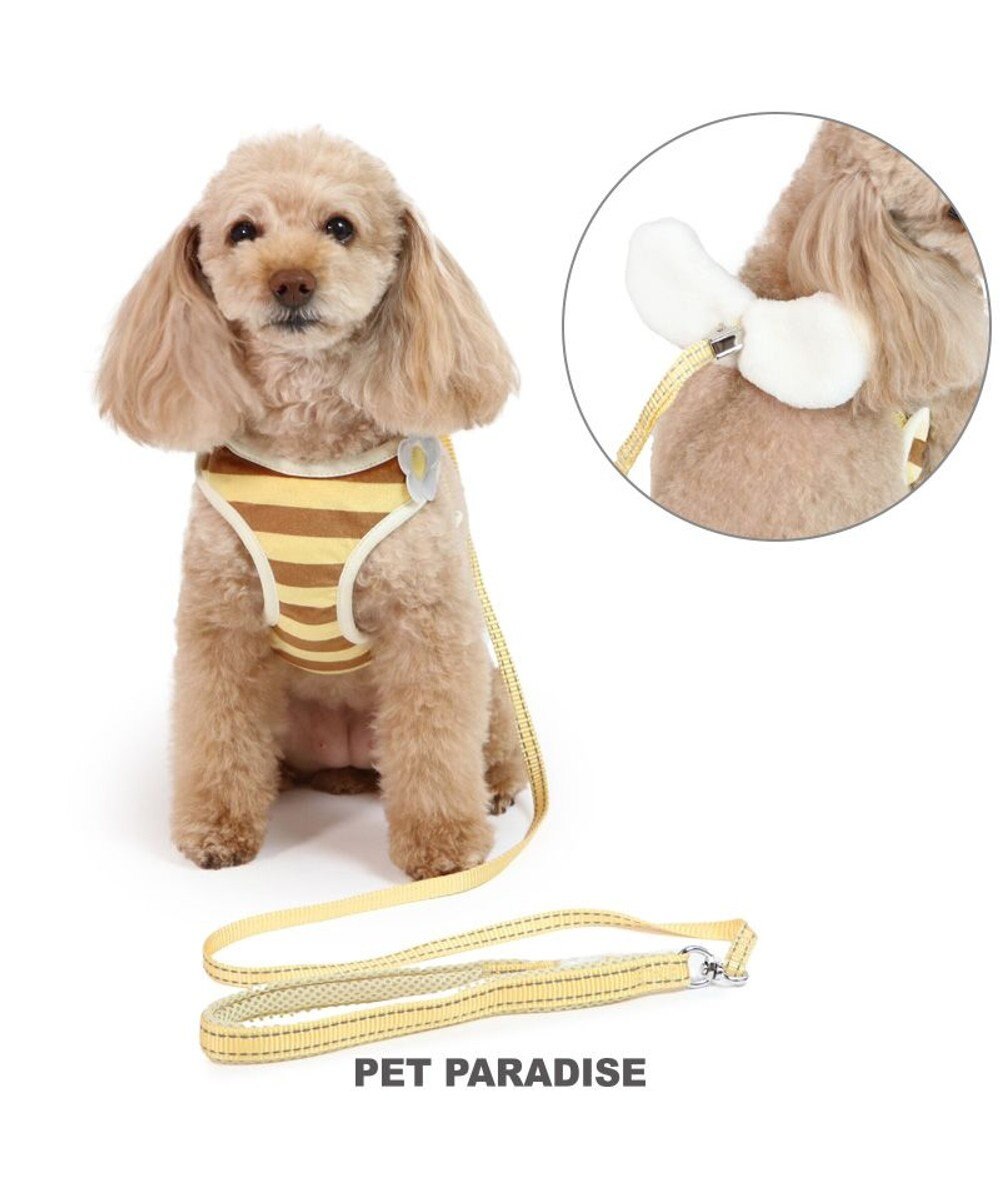 PET PARADISE ペットパラダイス 反射付き リード&ハーネス 《蜂》  SS 小型犬 蜂