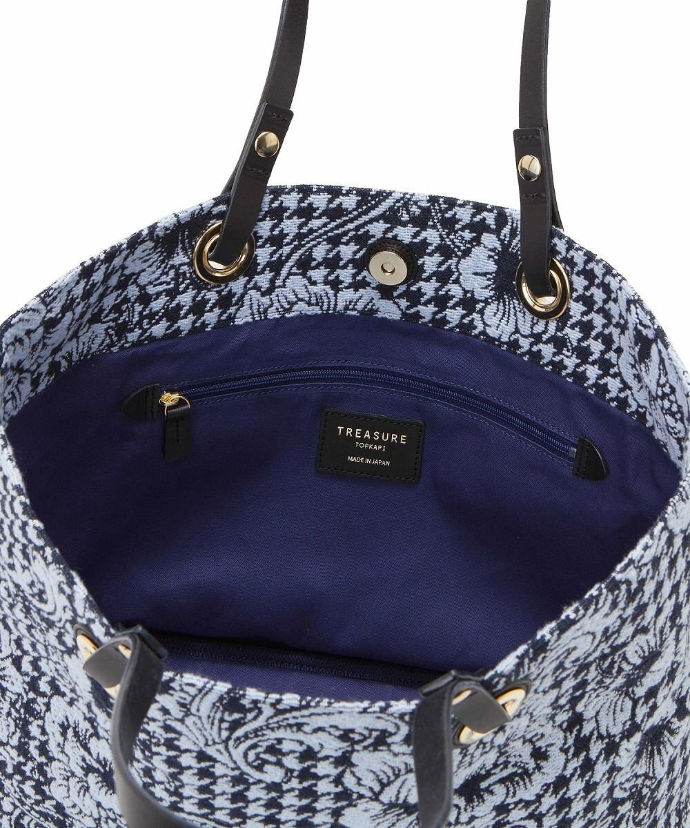 TOPKAPI 【TREASURE TOPKAPI】ジャガード生地 総柄 A4 トートバッグ 