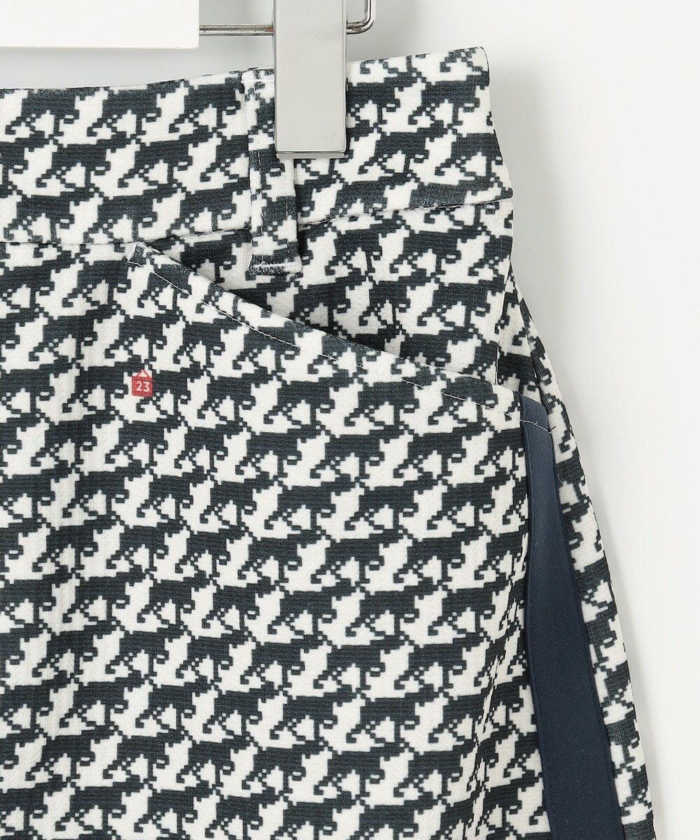 23区GOLF 【WOMEN】【ストレッチ】ハンタードッグ柄 スカート 