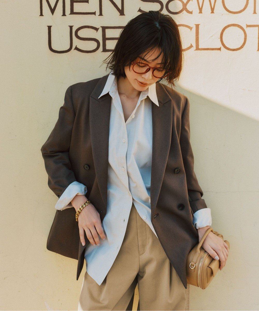 UNFILO 【WEB限定カラー】コットン オーバーシャツ 