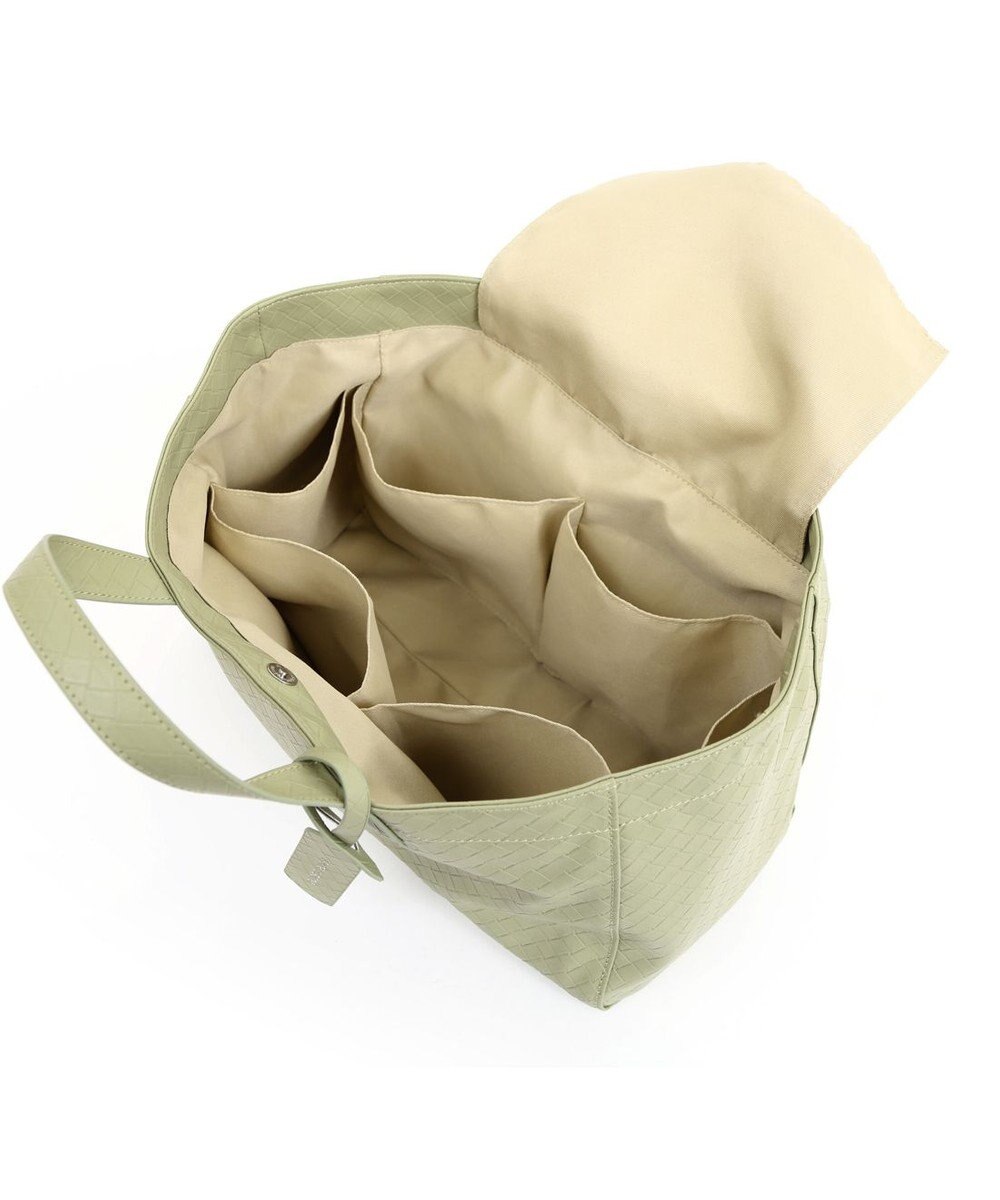 UNBILLION カシュカシュ cachecache / メッシュエンボス横長ショッパートート 