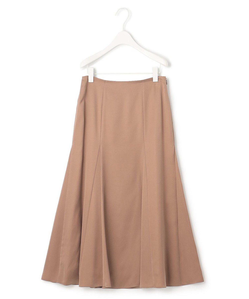 ICB 【洗える】 ルゼブフィブリルサテン スカート 