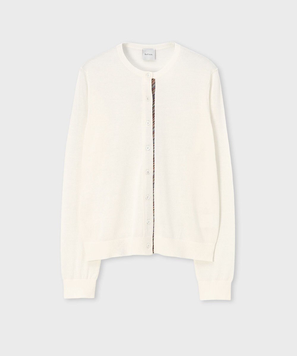 Paul Smith ドレープウール ストライプ カーディガン 