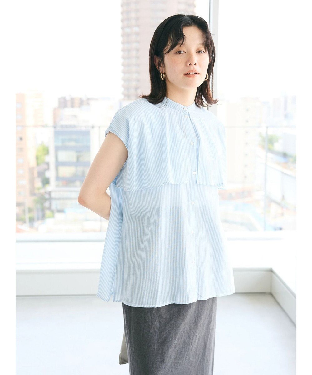 CRAFT STANDARD BOUTIQUE インド綿フリルブラウス 