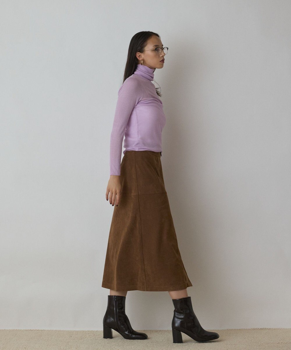 GRACE CONTINENTAL シアーリブニットトップ 