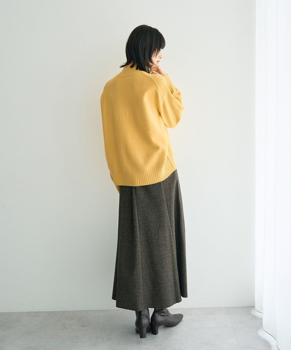 YECCA VECCA ワイドリブニット 