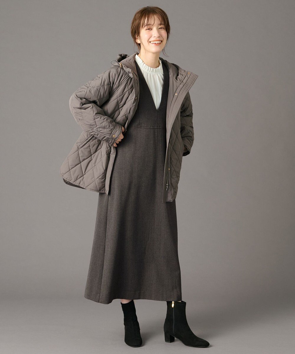 ANY 【洗濯機可/撥水】ダイヤキルトブルゾン 