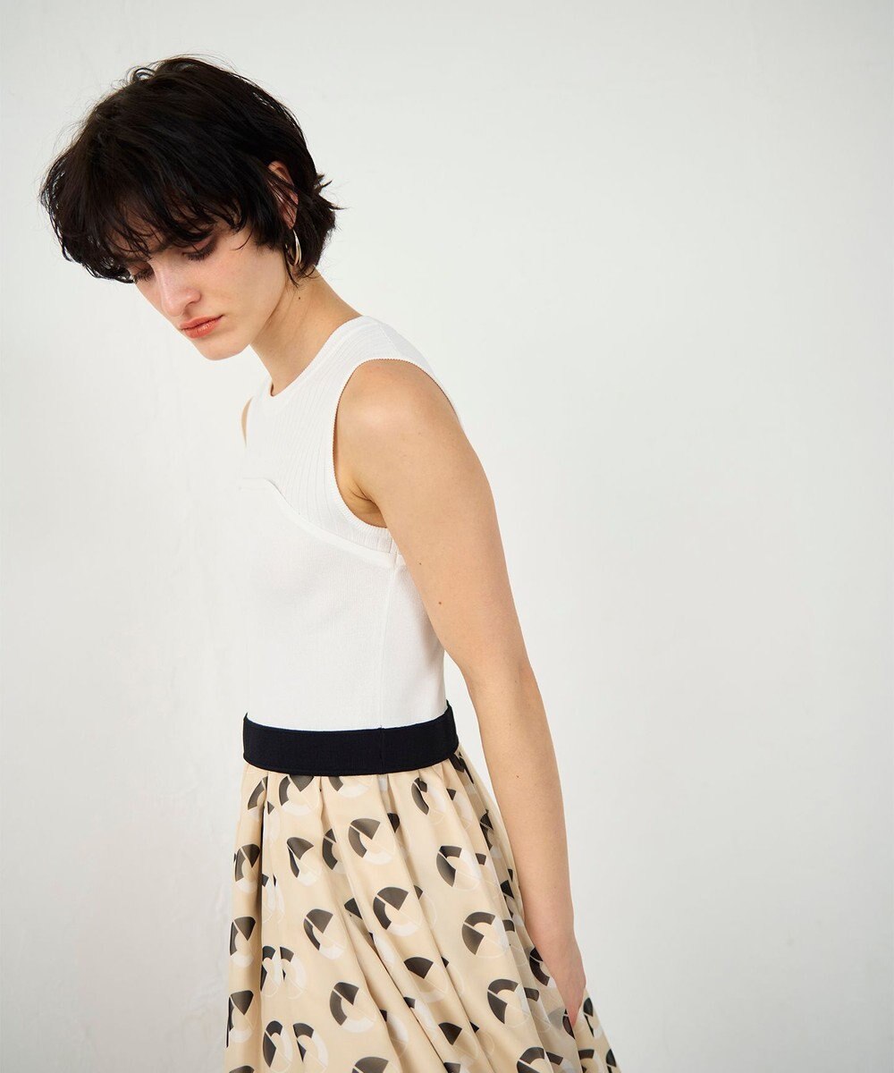 GRACE CONTINENTAL マリンニットワンピース 