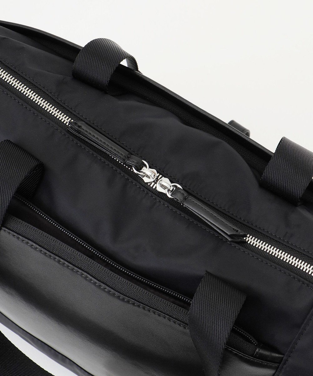 Y'SACCS ナイロン×リサイクルレザー　コンビマルチトート 