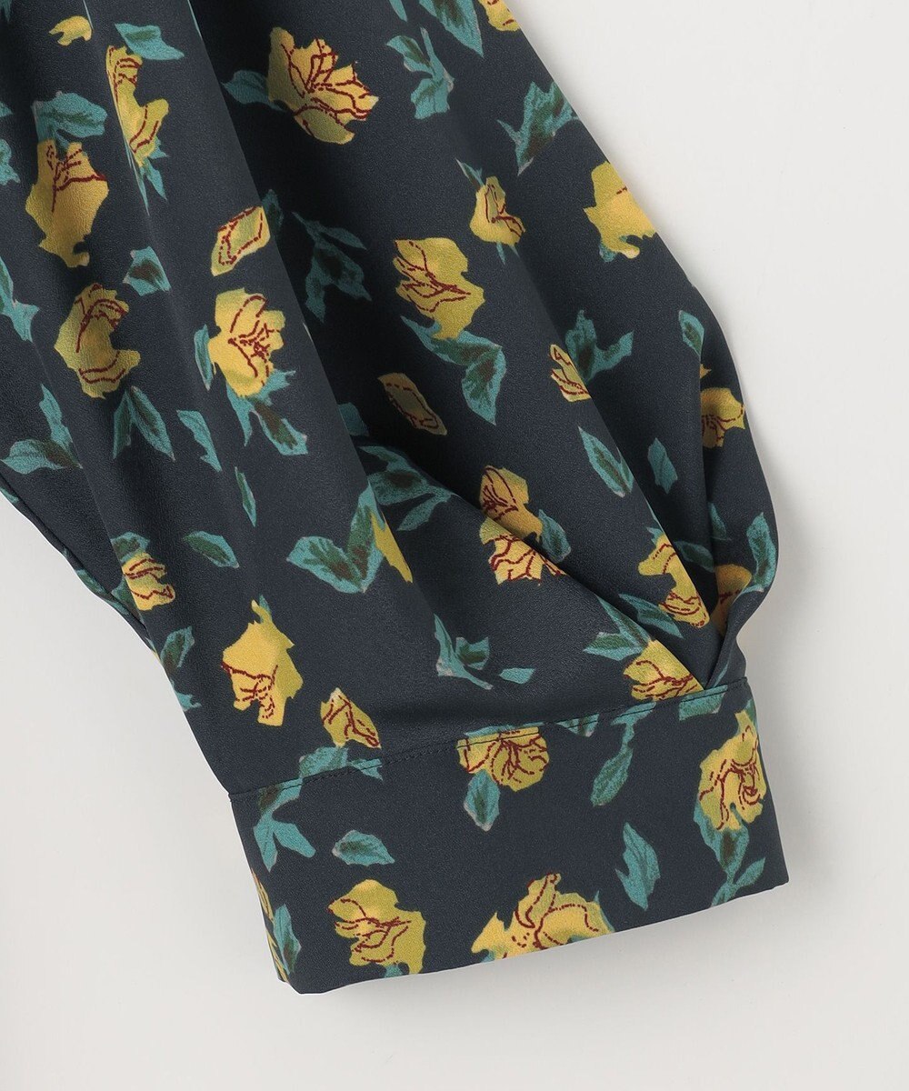 組曲 カッティングローズプリント ワンピース 