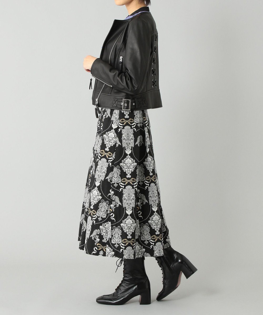 GRACE CONTINENTAL レースアップライダースジャケット 