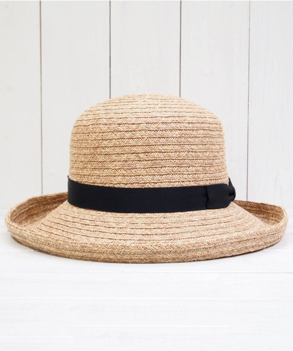 石田製帽 ラフィアブレードミックス セーラ 2WAY 