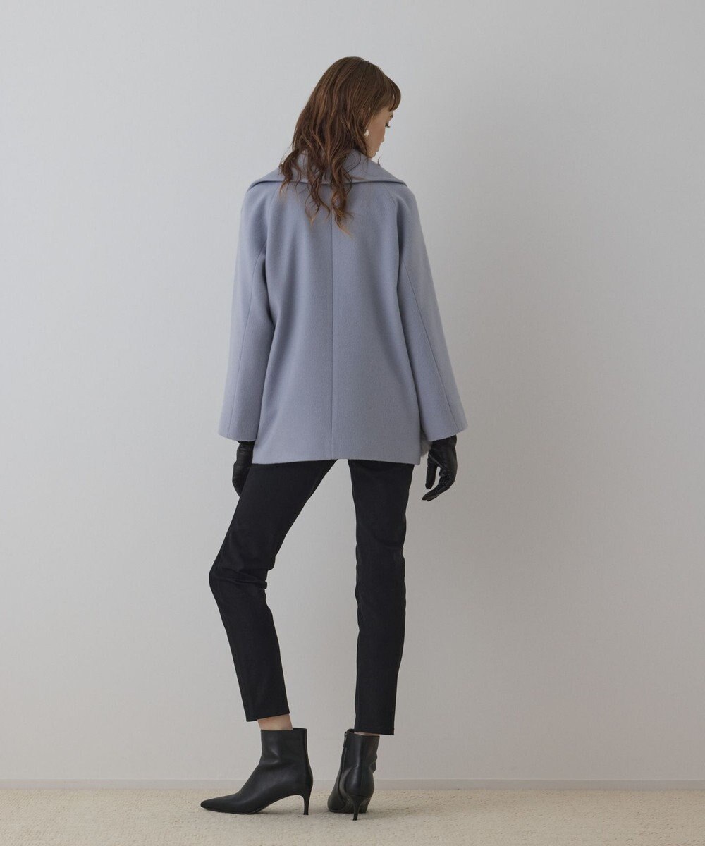 GRACE CONTINENTAL ファーポケットピーコート 