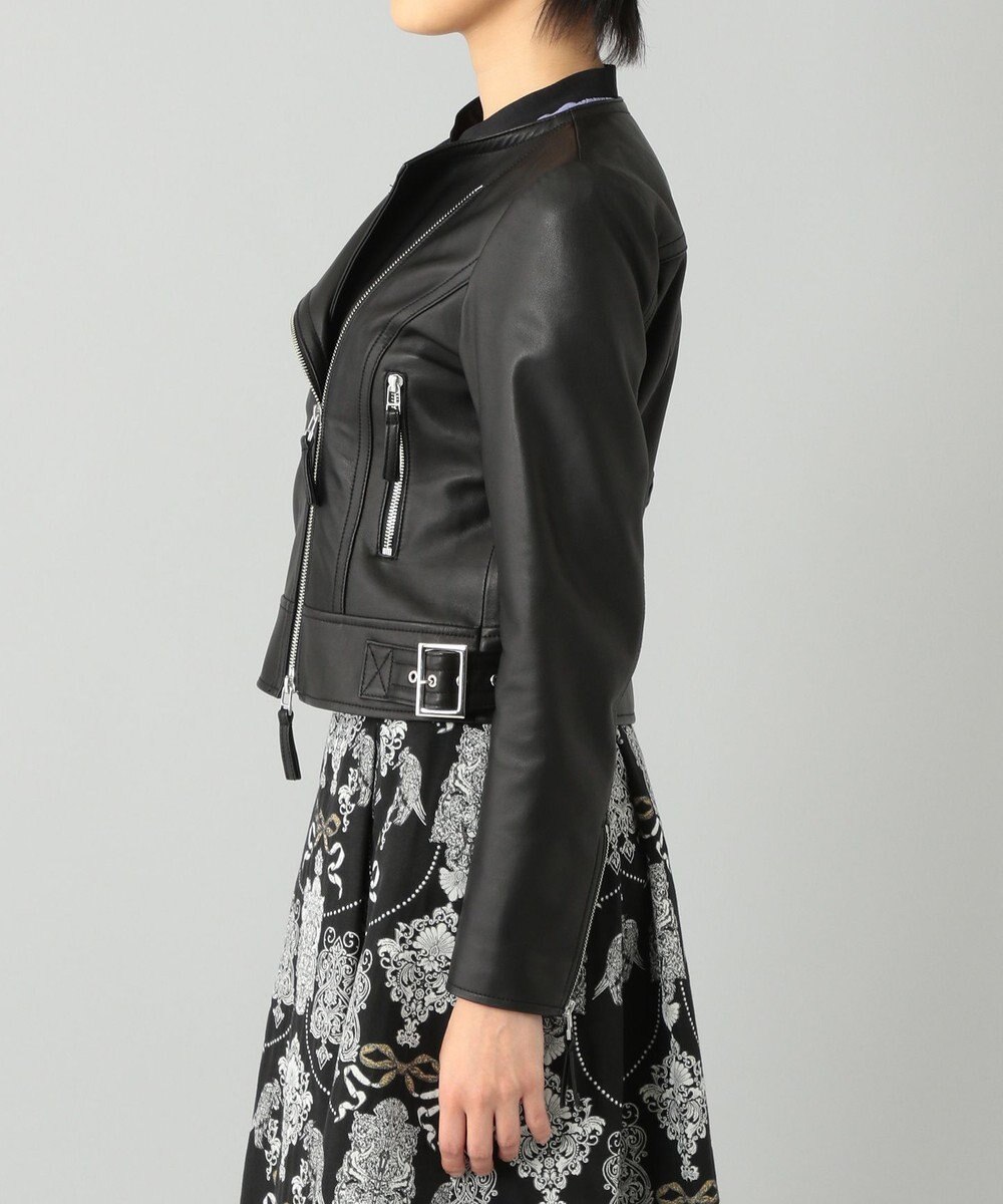 GRACE CONTINENTAL レースアップライダースジャケット 