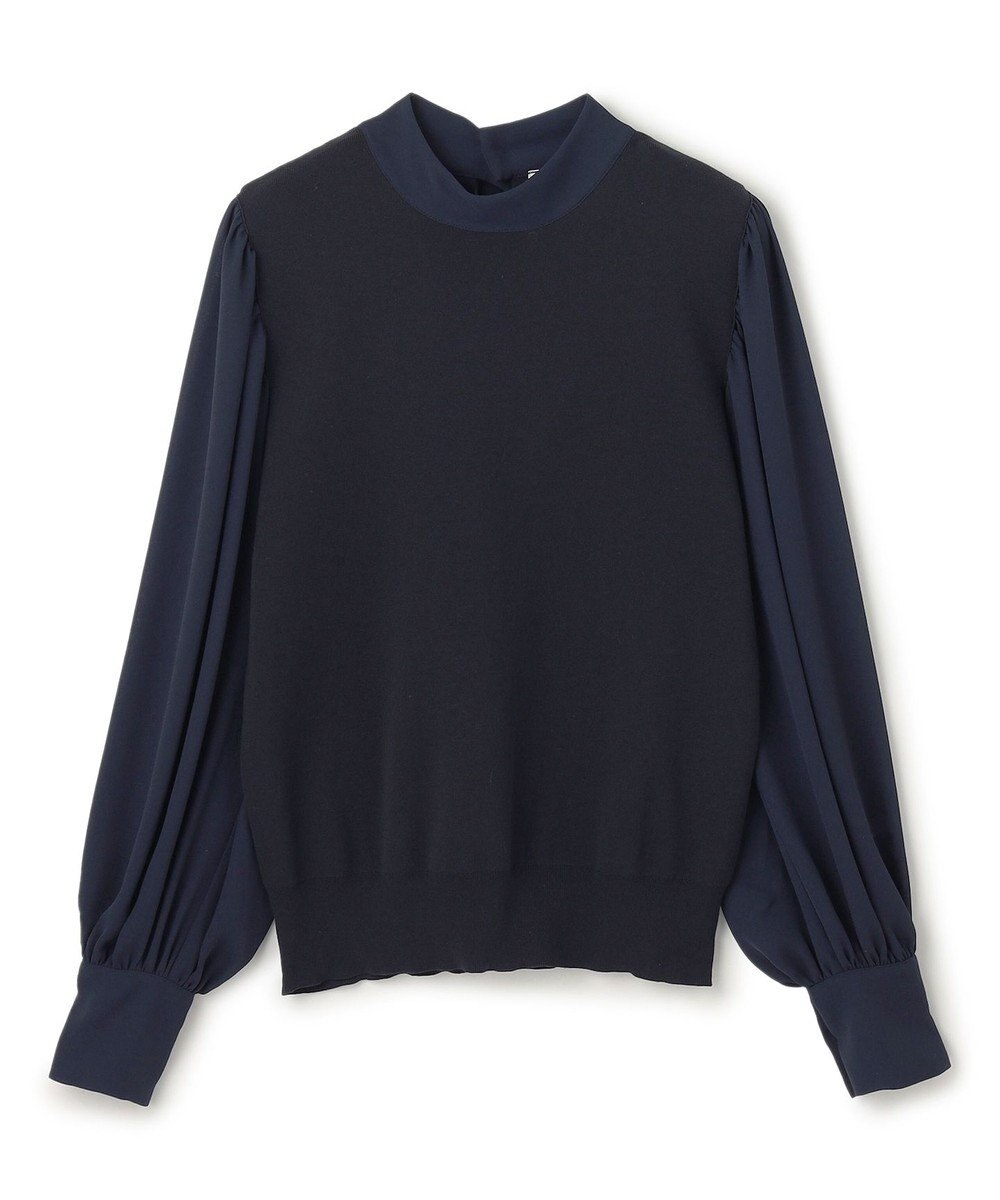 BEIGE， 【洗える・Precious3月号掲載】PROTEA / 異素材バックタイディティールニット 