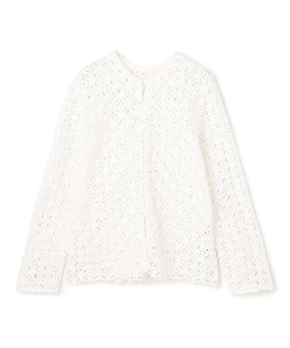 UNFILO L 【前後着用可能】ラッセルレース 2WAYプルオーバー 