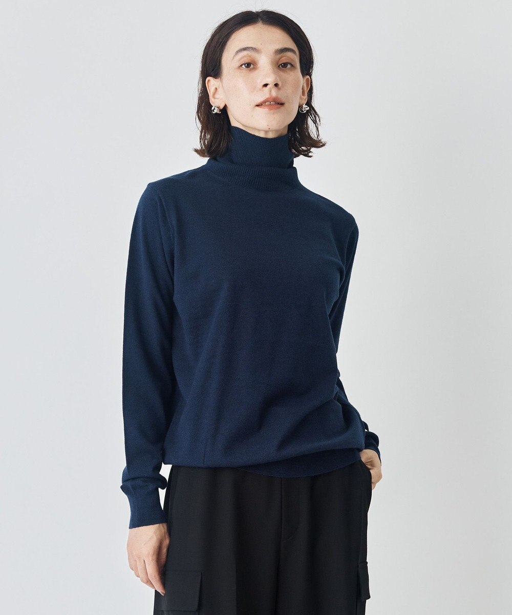 UNFILO MENS 【男女兼用】ライトウォームタートルネックニット 