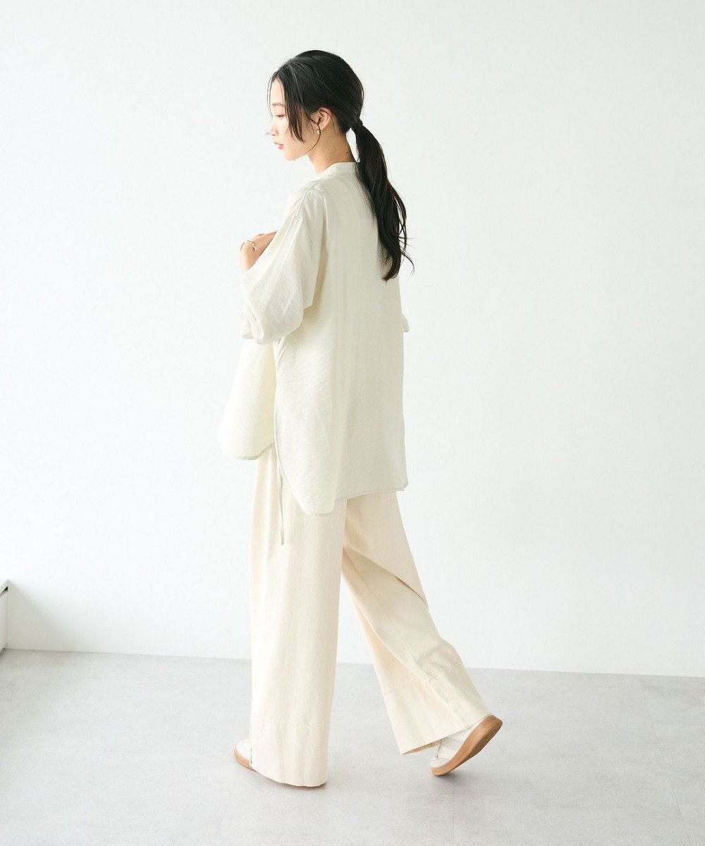 CRAFT STANDARD BOUTIQUE レーヨントロミサイドリボンチュニック 