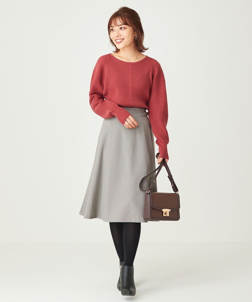 ANY SIS 【洗える】サイドバックルライト スカート 