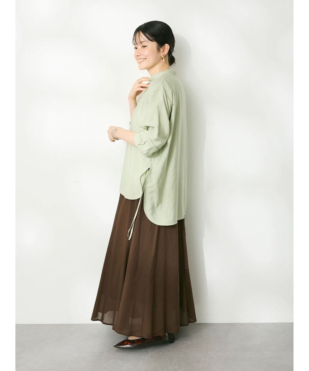 CRAFT STANDARD BOUTIQUE レーヨントロミサイドリボンチュニック 