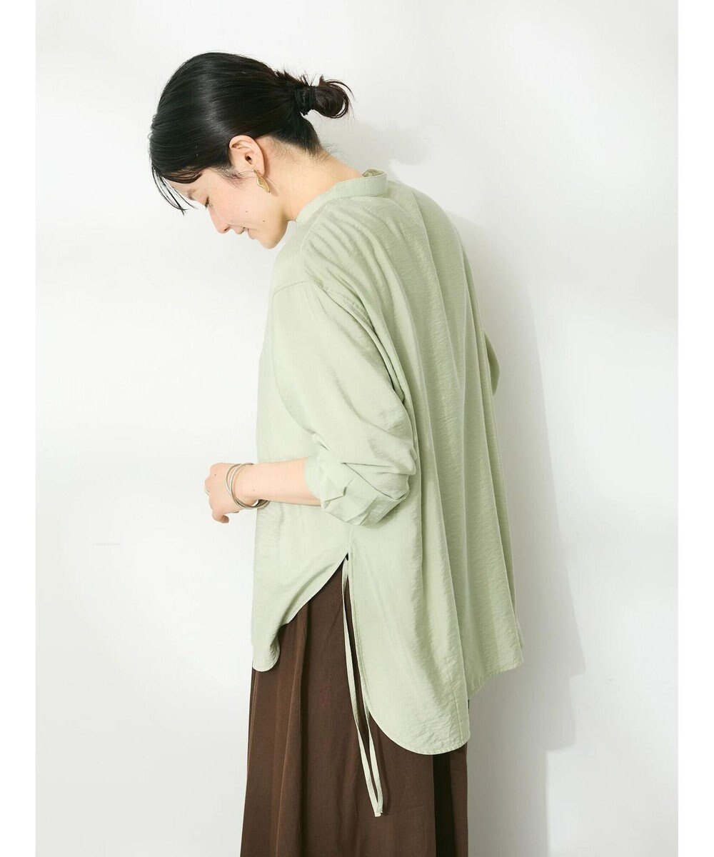 CRAFT STANDARD BOUTIQUE レーヨントロミサイドリボンチュニック 