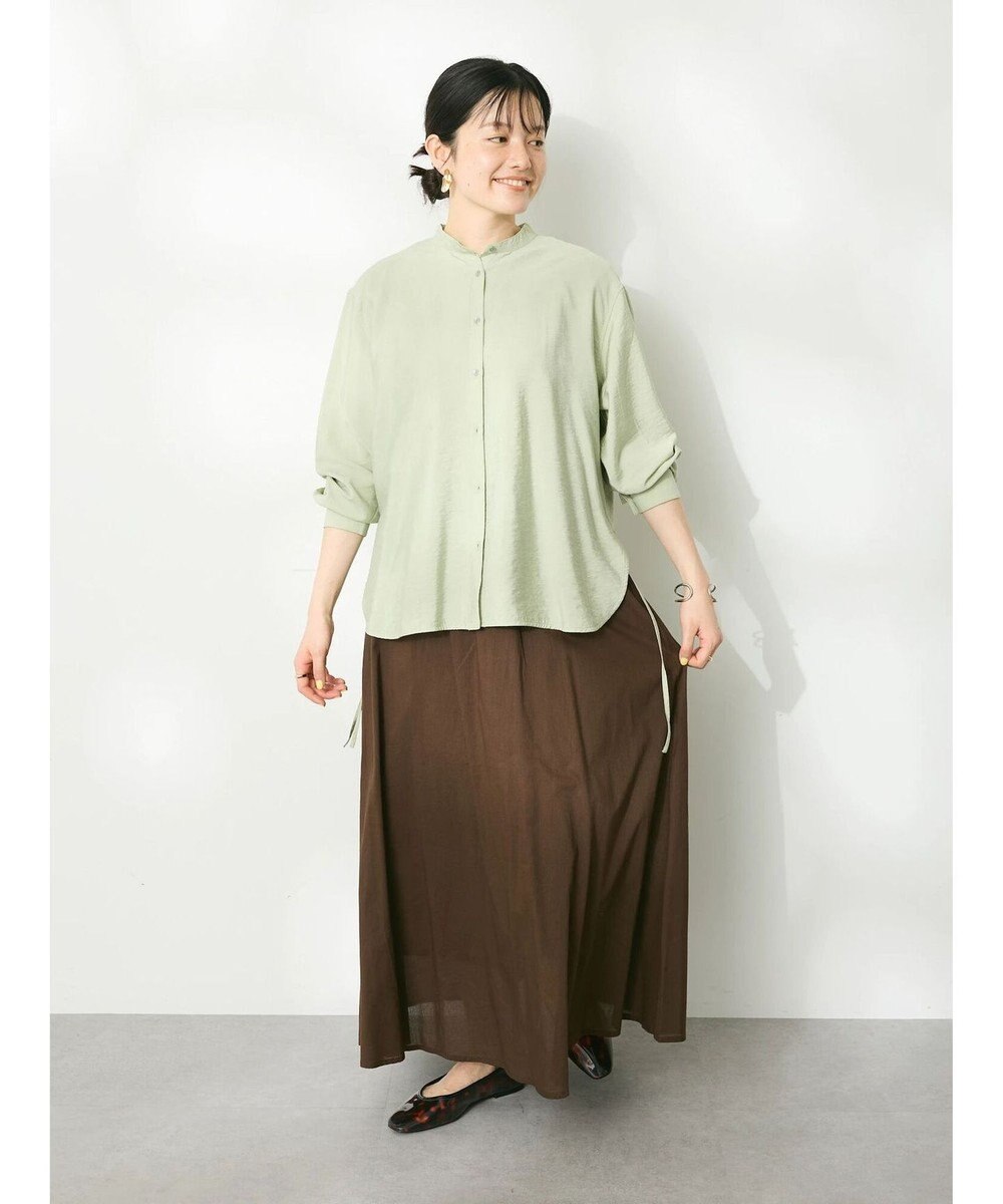 CRAFT STANDARD BOUTIQUE レーヨントロミサイドリボンチュニック 