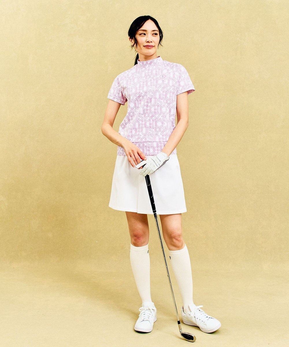 23区GOLF 【辻梨恵プロ着用】【WOMEN】ビッグロゴ モックネック 