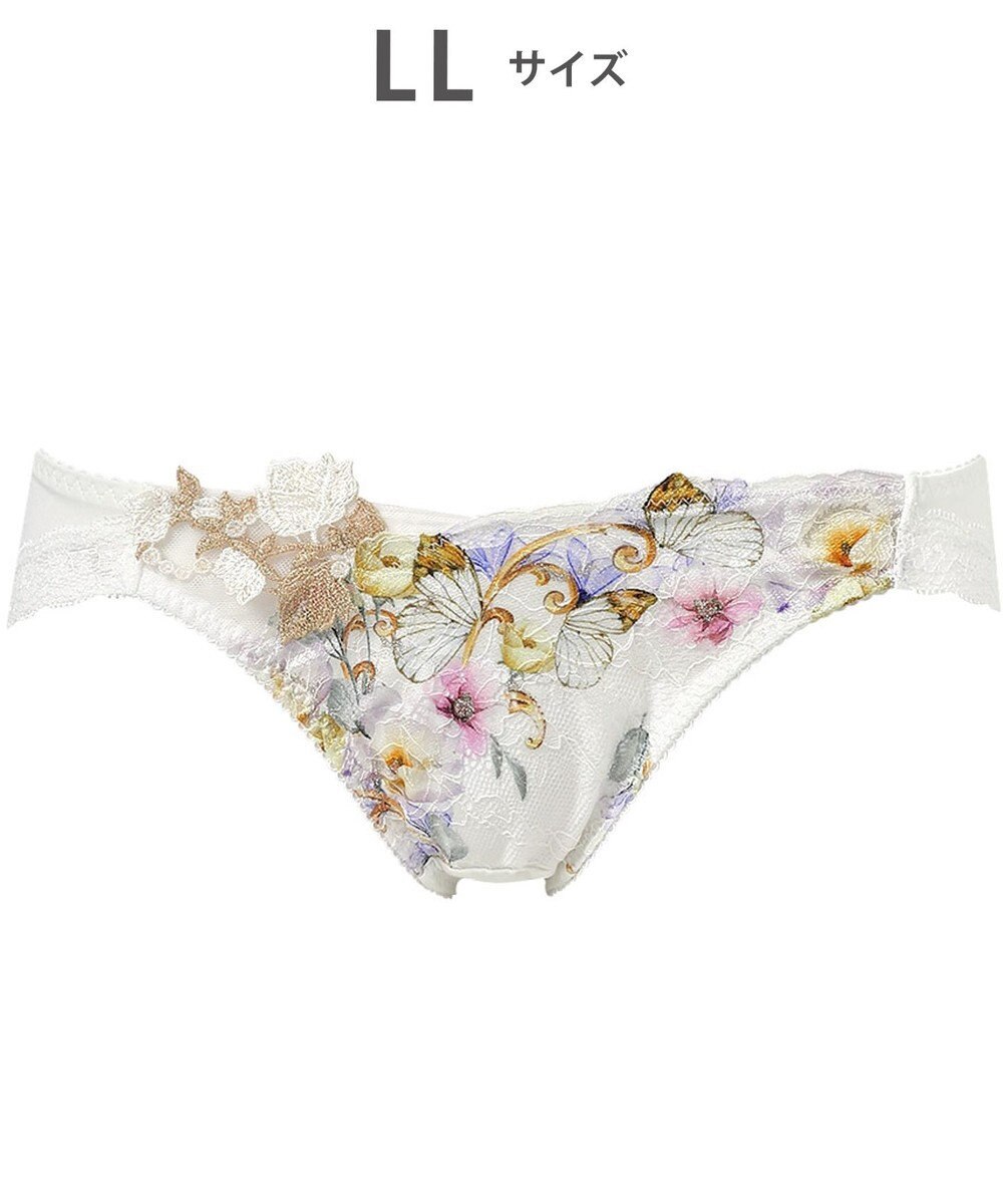 WACOAL ショーツ 【リボンブラ 脇すっきり】 BXB483とペア はきこみ丈あさめ ナイロンベア天竺素材(バック) レディース PXB183 /ワコール 