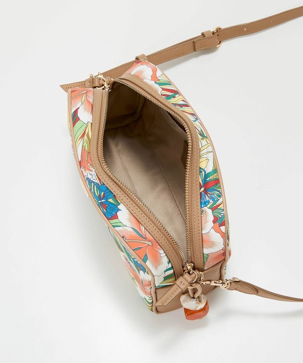 TOPKAPI 【TREASURE TOPKAPI】マイルドサテン スカーフ柄 ショルダーバッグ 