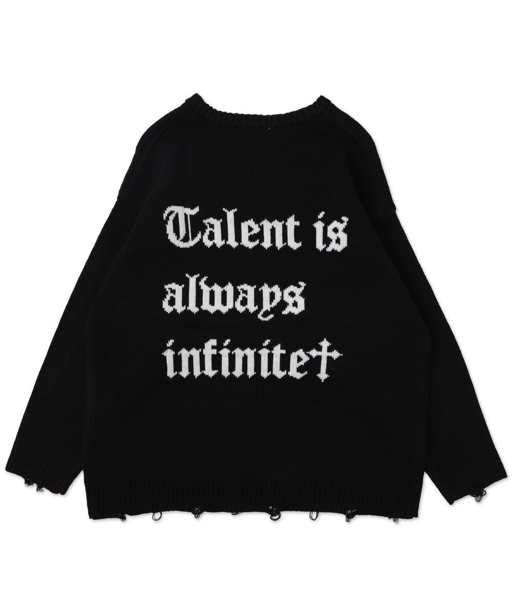 WEGO ウイングハートダメージニット 