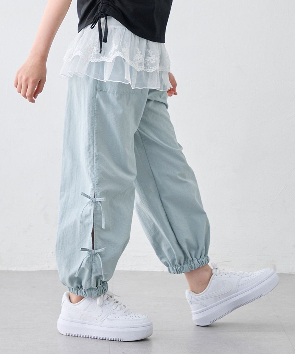 ANY KIDS 【洗濯機可能/吸汗速乾】ドライタッチ カーゴパンツ 