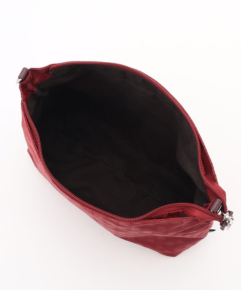 Y'SACCS ドットジャガードポーチ付きトートバッグ 