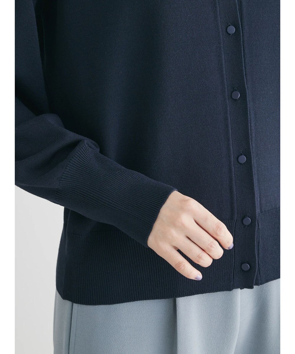 Green Parks 洗える　クルーネックカーディガン 