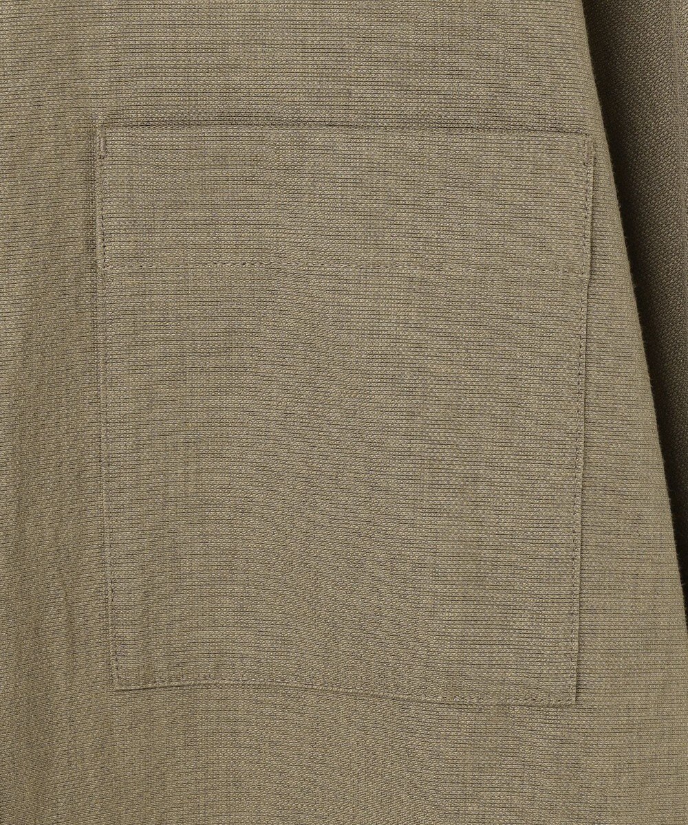 自由区 【洗える】ドビーオックスストレッチシャツ アウター 